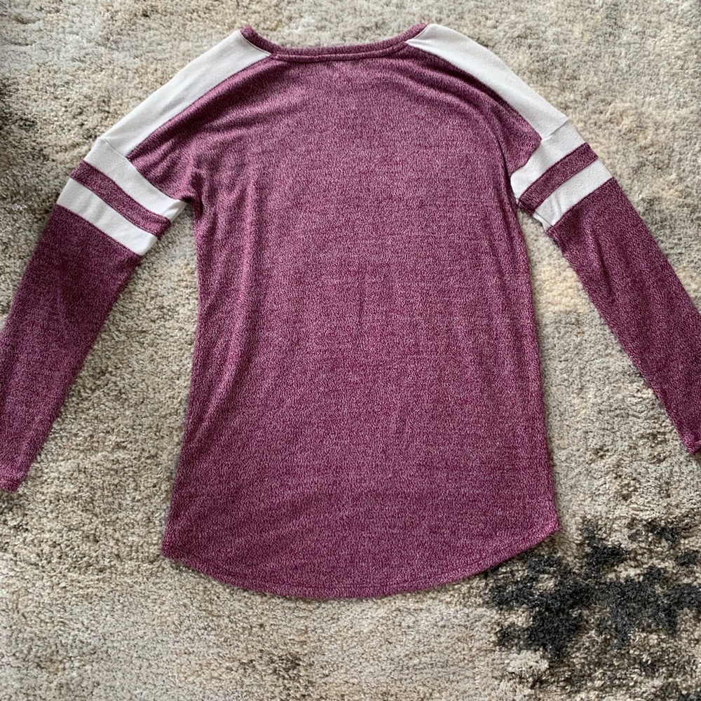 Purple Long Sleeve Sweater